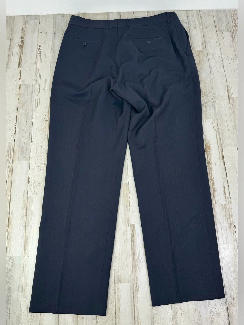 J.Crew Pants Mens 35x32 Navy Blue Wool Dress Suit Trouser